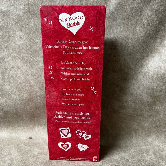 1999 XXXOOO Valentines Day Barbie  (NEW) - Picture 5 of 5